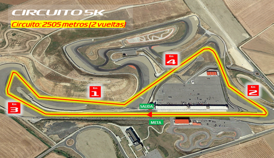 II Sansilrace - Campeonato Navarro 5 km. Dorsales